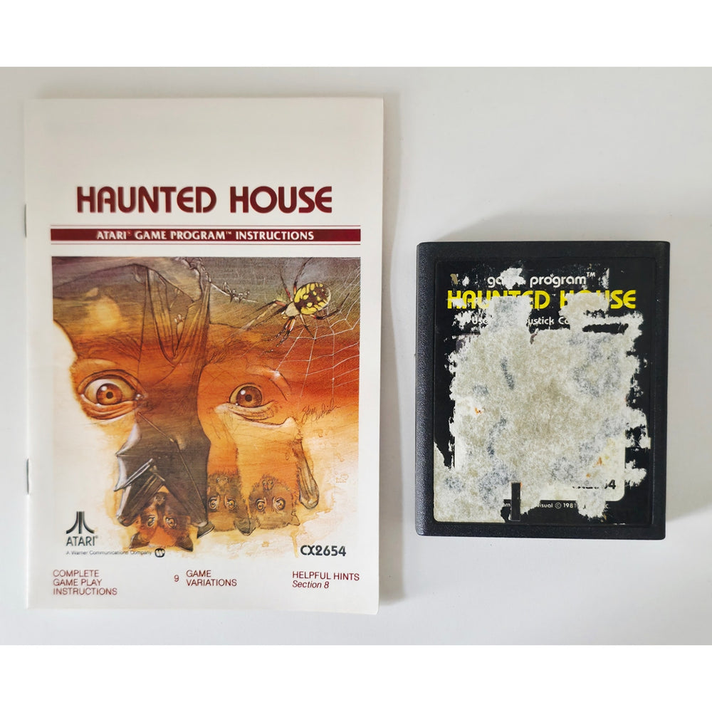 Atari 1981 Haunted House Video Game NOS Open Box with Wear Unsold Dealer Stock