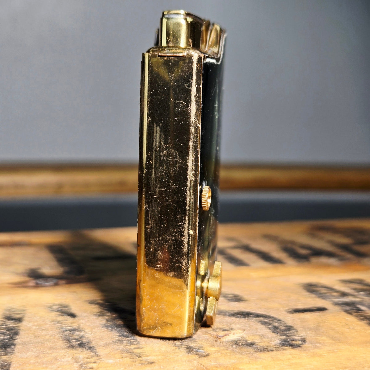 VINTAGE *NEW* 1950's Ron Imperial Green Musical Lighter Japan