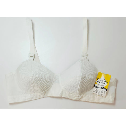 VINTAGE *NEW* 1960's Super-Form Women's Padded Bullet Bra Size 36A