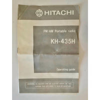 VINTAGE *PRISTINE* 1970's Hitachi Model KH-435H AM/FM Portable Transistor Radio