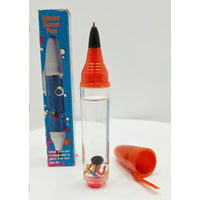 VINTAGE *NEW* 1970's Water Game | Puzzle Pen in Original w/Orange Cap