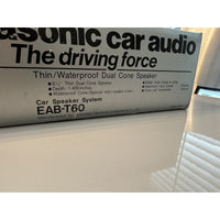 VINTAGE *NEW* Panasonic EAB-T60 Thin/Waterproof Dual Cone Car Speakers