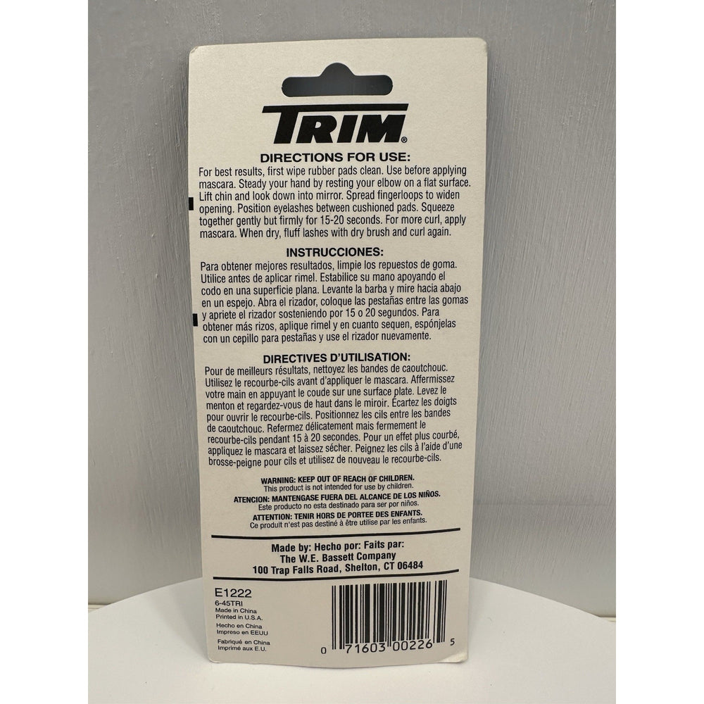 VINTAGE *NEW* 1980's Trim 6-45TRI Eyelash Curler Sealed