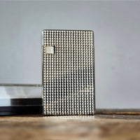 VINTAGE *NEW* 1960's Hadson Triumph Silver Textured Lighter Japan