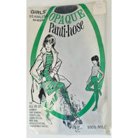 VINTAGE *NEW* 1960's Girls Opaque  Pant Hose Black Size 12-14 USA