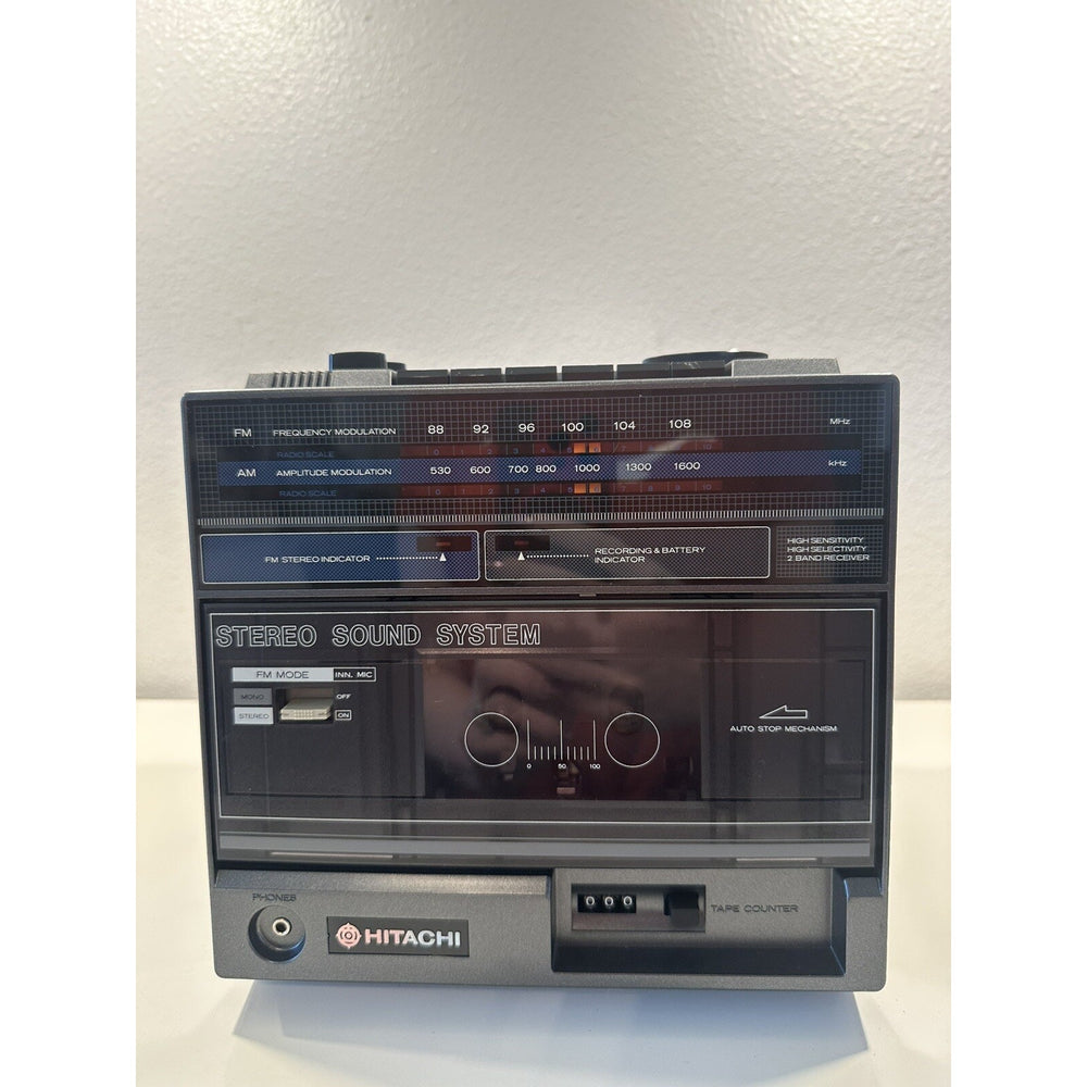 VINTAGE *NEW* 1980's Hitachi TRK-930H Speakers Cassette AM/FM Stereo