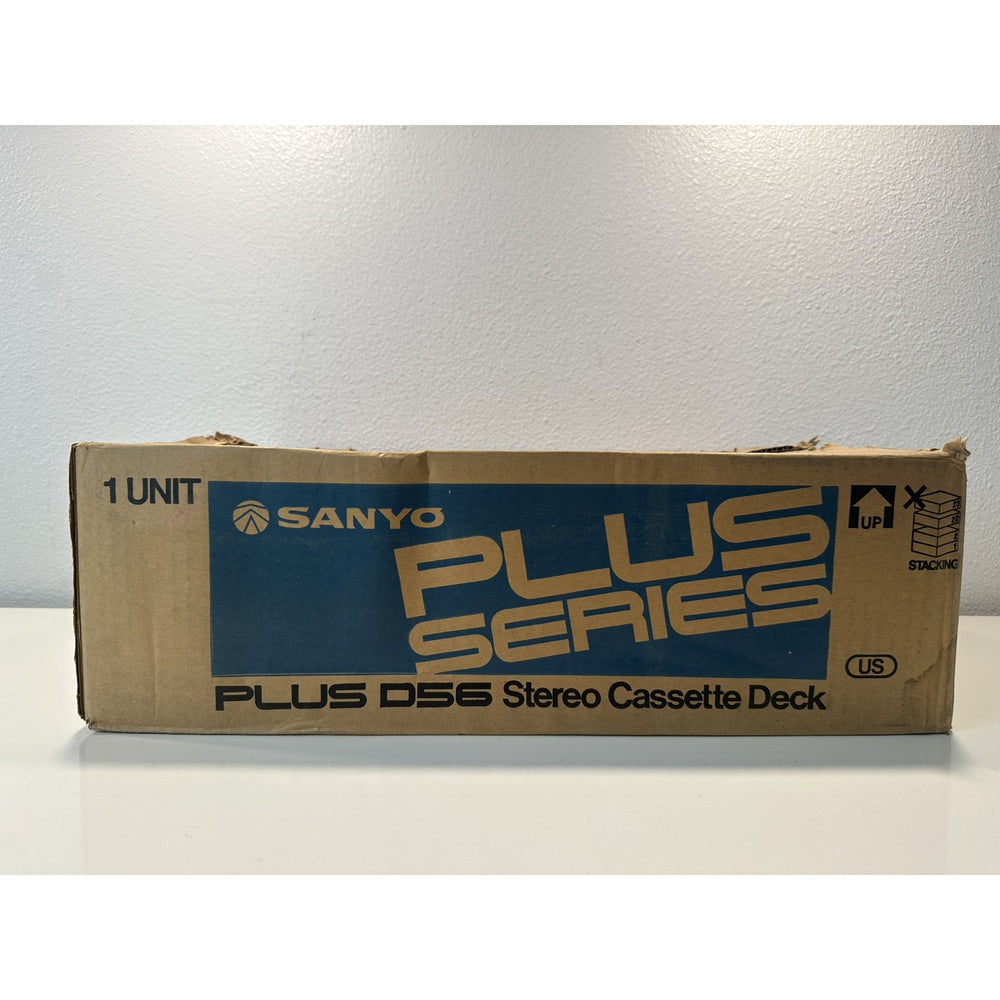 VINTAGE *NEW* Sanyo Plus D56 Stereo Cassette Deck led