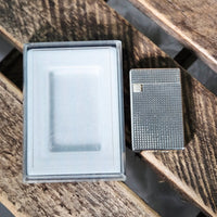 VINTAGE *NEW* 1960's Hadson Triumph Silver Textured Lighter Japan