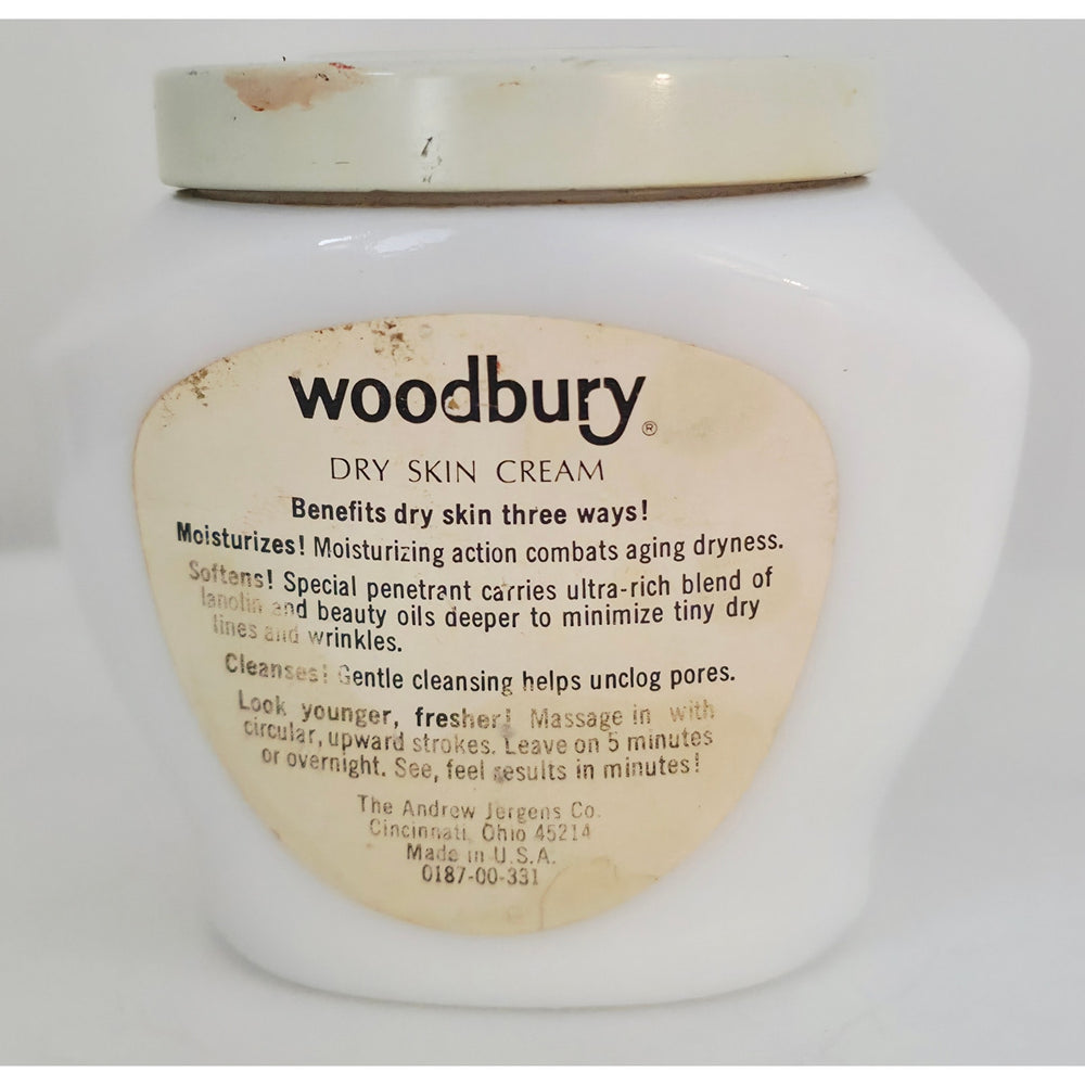 VINTAGE 1970's Woodbury Dry Skin Cream by Jergens USA
