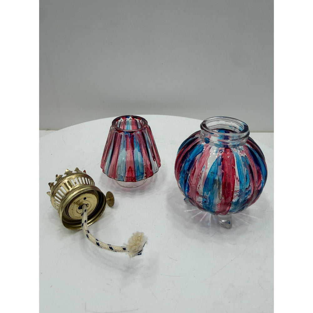 VINTAGE *NEW* 1950's Kerosene Oil Lamp