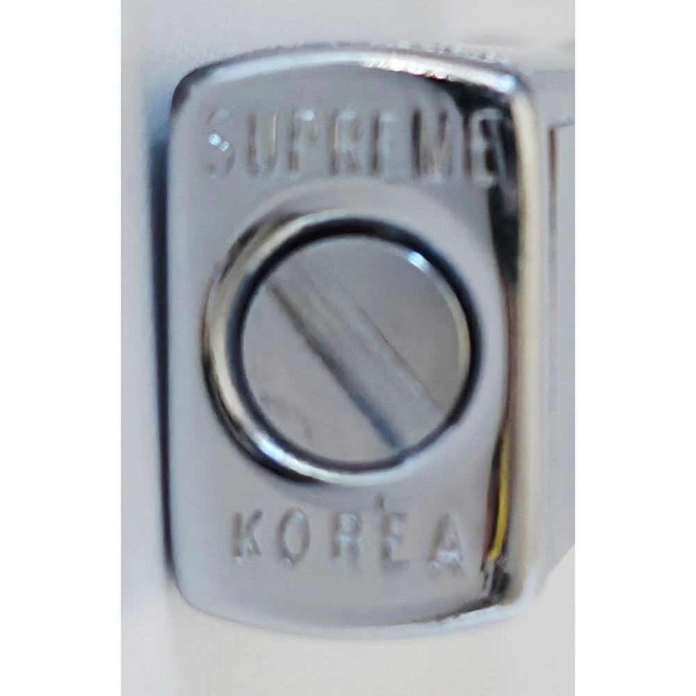 VINTAGE *NEW* 1960's Thin Silver Textured Lighter in Original Box by Supreme USA