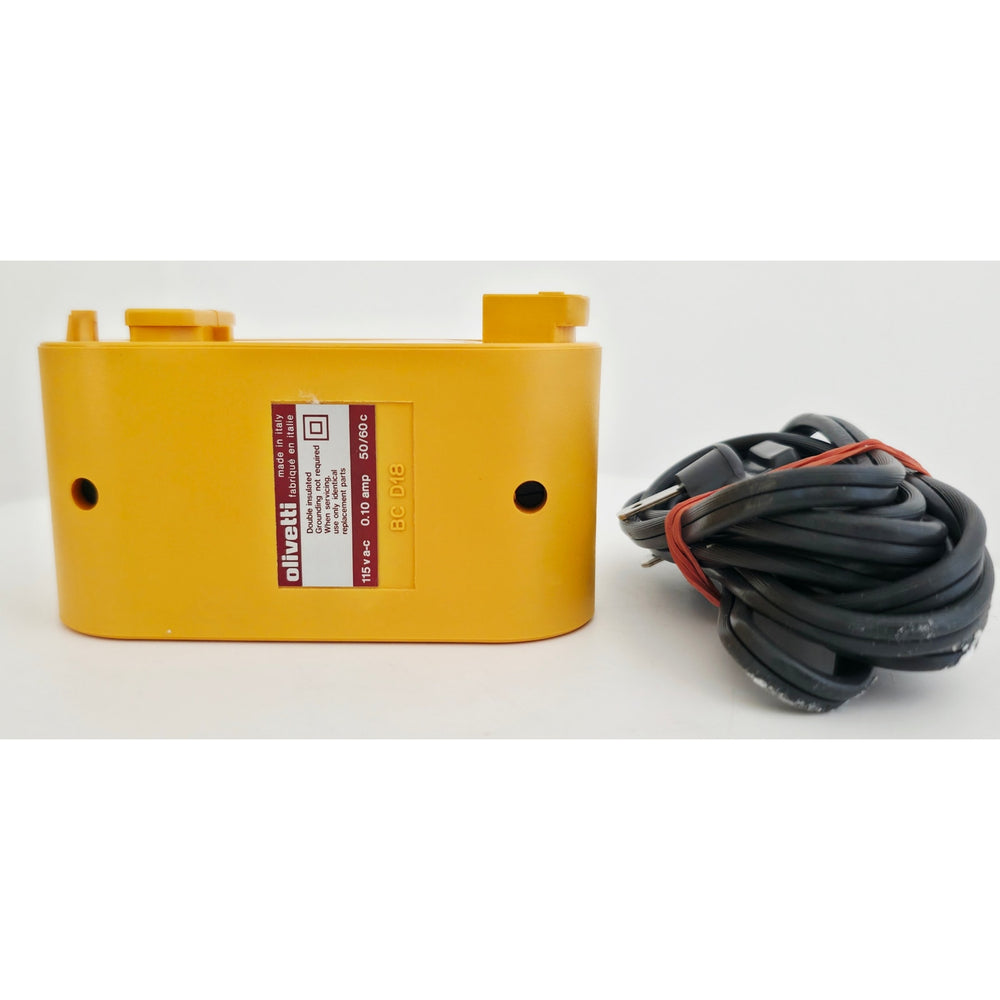 VINTAGE *NEW* 1980's Olivetti Battery Charger 115 v a-c 50/60 c Made in Italy