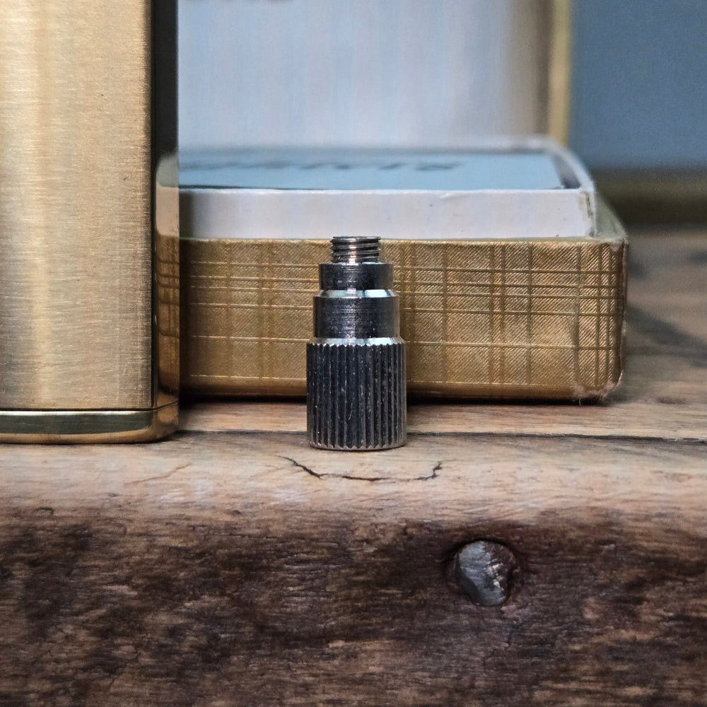 VINTAGE *NEW* 1960's JJJ Gold Butane Lighter Japan