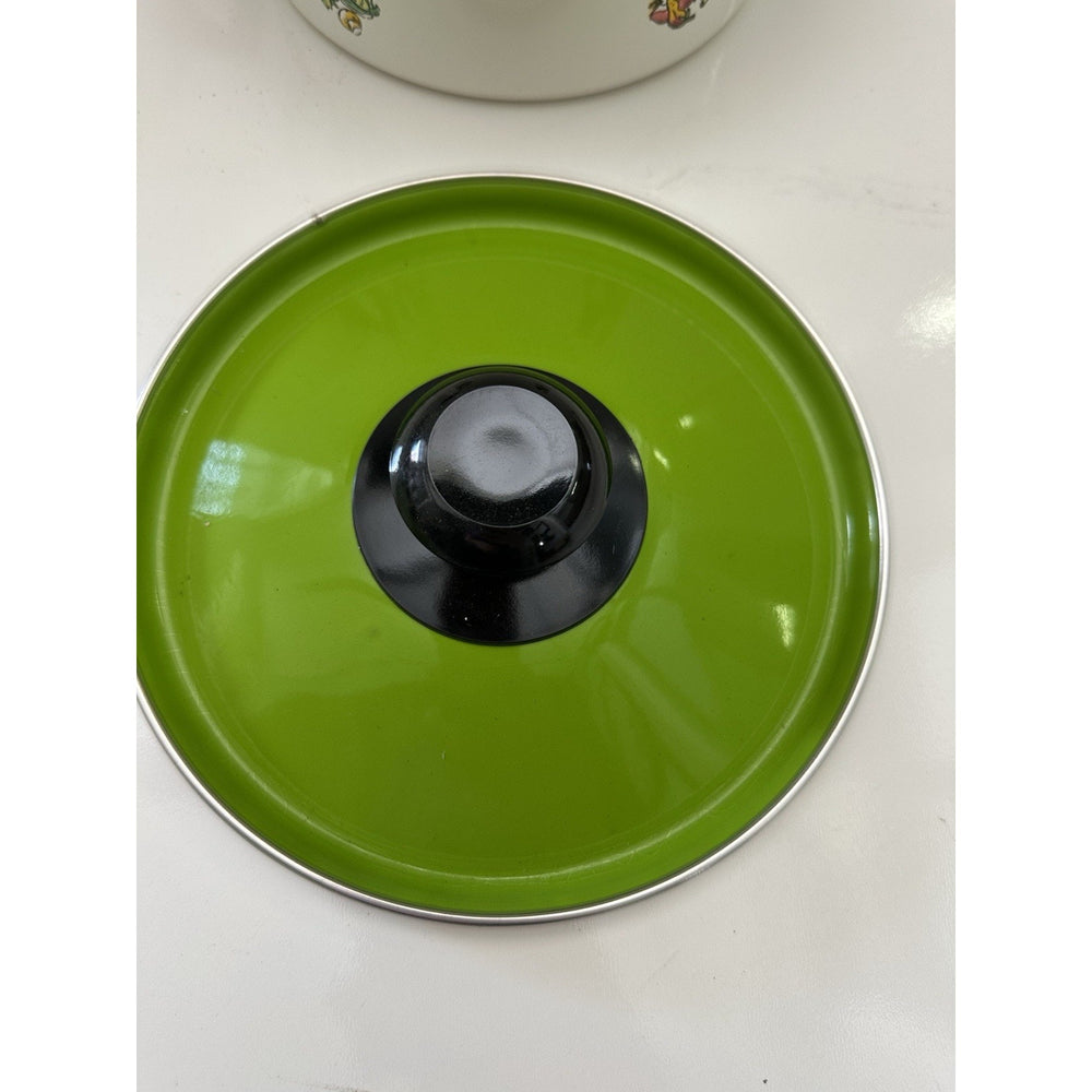 VINTAGE *NEW* 1970's 7-piece Green Lid Pot Pan and Skillet Set - RARE | Movie
