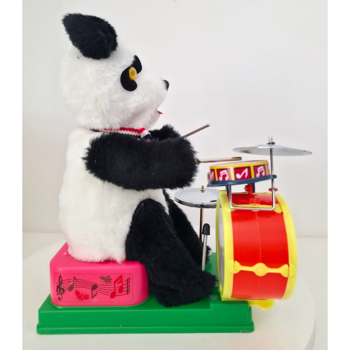 VINTAGE *PRISTINE* 1960's Mambo Panda Electric Drummer Battery Operated Toy