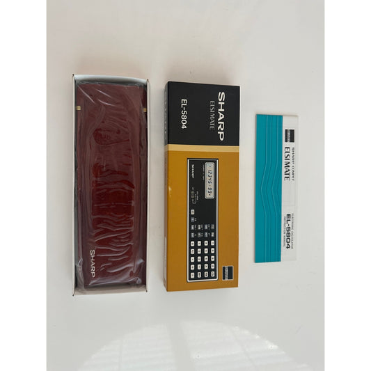 VINTAGE *NEW* Sharp EL-5804 Calculator Made in Japan