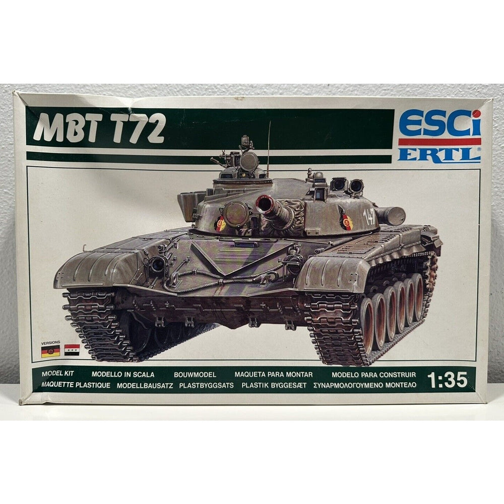 VINTAGE *NEW * MBT-T72 esci/vertl Tank Model Kit 5019