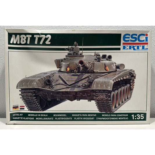 VINTAGE *NEW * MBT-T72 esci/vertl Tank Model Kit 5019