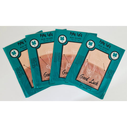 VINTAGE *NEW* 1960's Pink Lace 400 Needle 15 Denier Pantyhose Size 10.5 Set 3