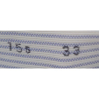 VINTAGE *NEW* Mr. Wilson Men's Light Blue Striped Shirt 100% Never Iron Sz 15.5-33