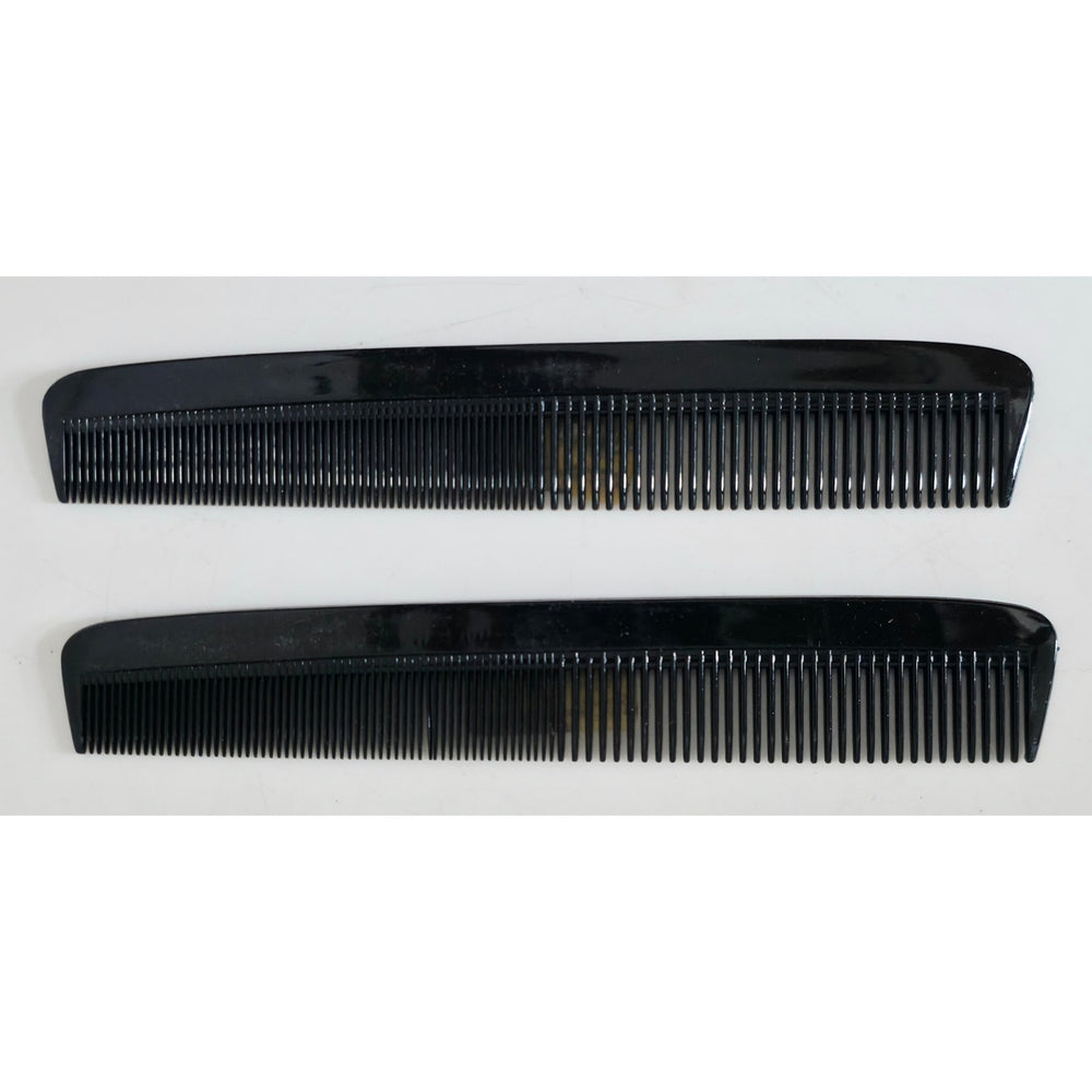 VINTAGE *NEW* 1970's DuPont Narrow Dress Comb Black Set of 2