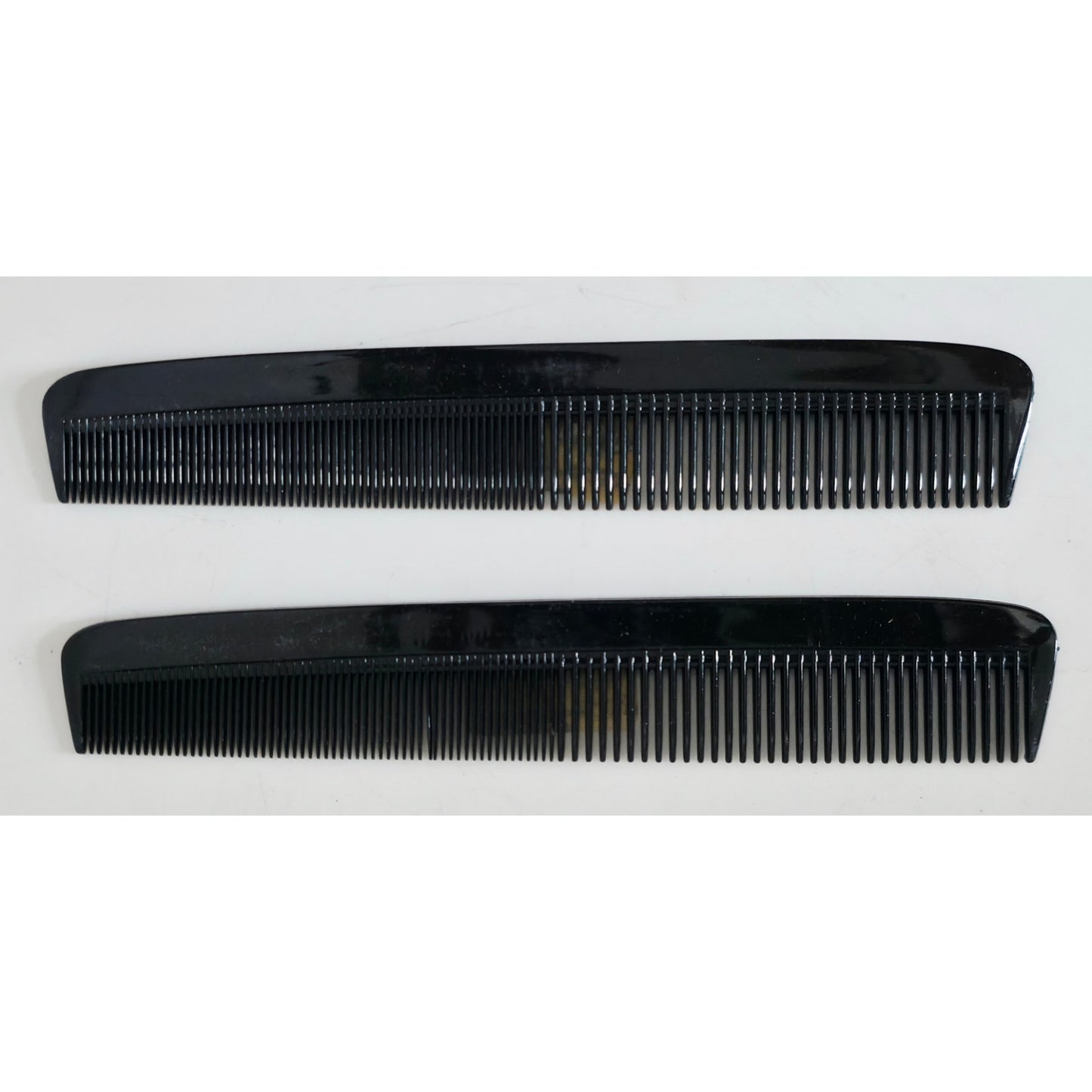 VINTAGE *NEW* 1970's DuPont Narrow Dress Comb Black Set of 2