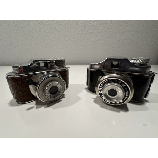 VINTAGE *NEW* 1970's Set of Micro Miniature Metal Working Cameras Japan