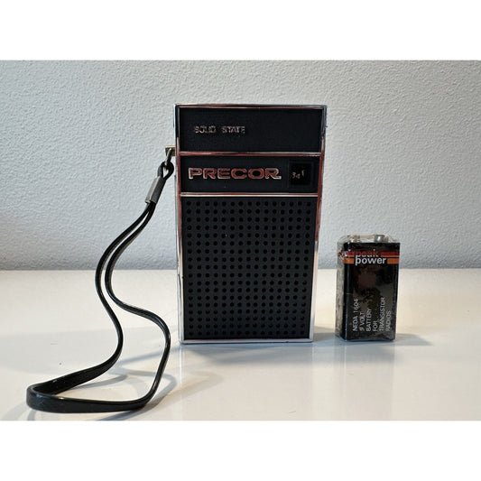 VINTAGE *NEW* 1960's Precor Model 610 High Sensitivity Transistor Radio