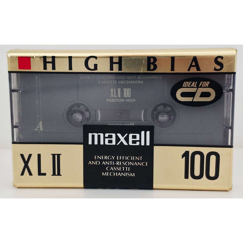 VINTAGE *NEW* 1980's Maxell XL II 100 Blank Audio Cassette Tape Sealed