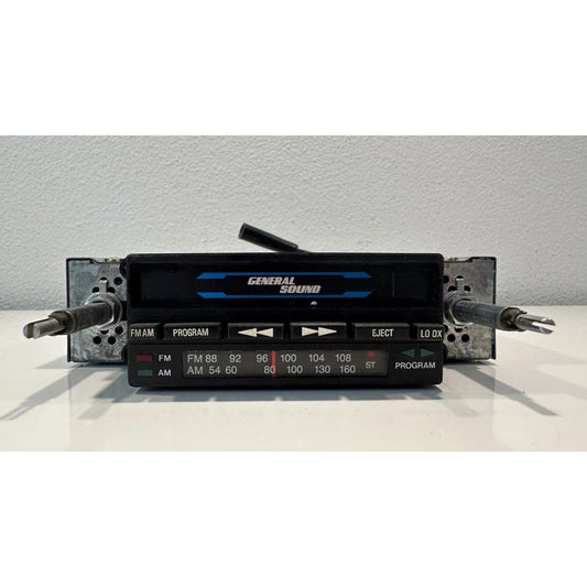 Needs Lovin' - VINTAGE 1980's General Sound GS-200 Auto Reverse Cassette Car Stereo