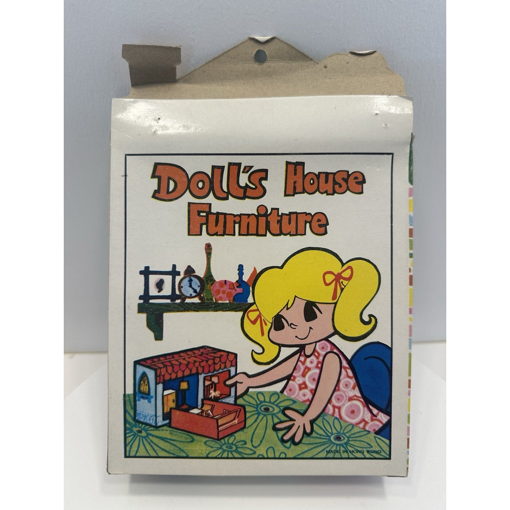 VINTAGE *NEW* 1970's Kitchen Dollhouse Furniture Set