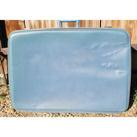 VINTAGE *NEW* 1960's Starflite Blue Hard Shell Luggage Size Large USA