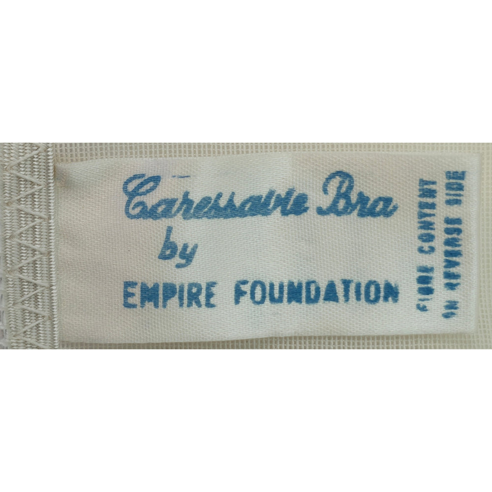 VINTAGE *NEW* 1960's Empire Foundation Women's Sheer All Lace White Bra Size 38B
