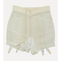 VINTAGE *NEW* 1960's Magic Charm Women's Sheer Cream Girdle w/Garters Size L USA