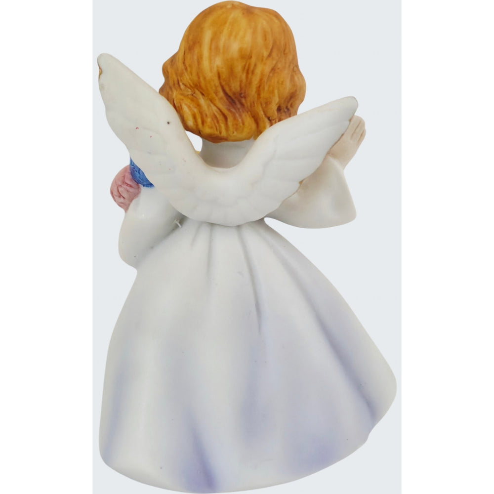 VINTAGE *NEW* 1950's November Birthday Angel Figurine Porcelain Made in Taiwan