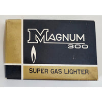 VINTAGE *NEW* 1960's Magnum 300 Silver Textured Super Lighter Japan