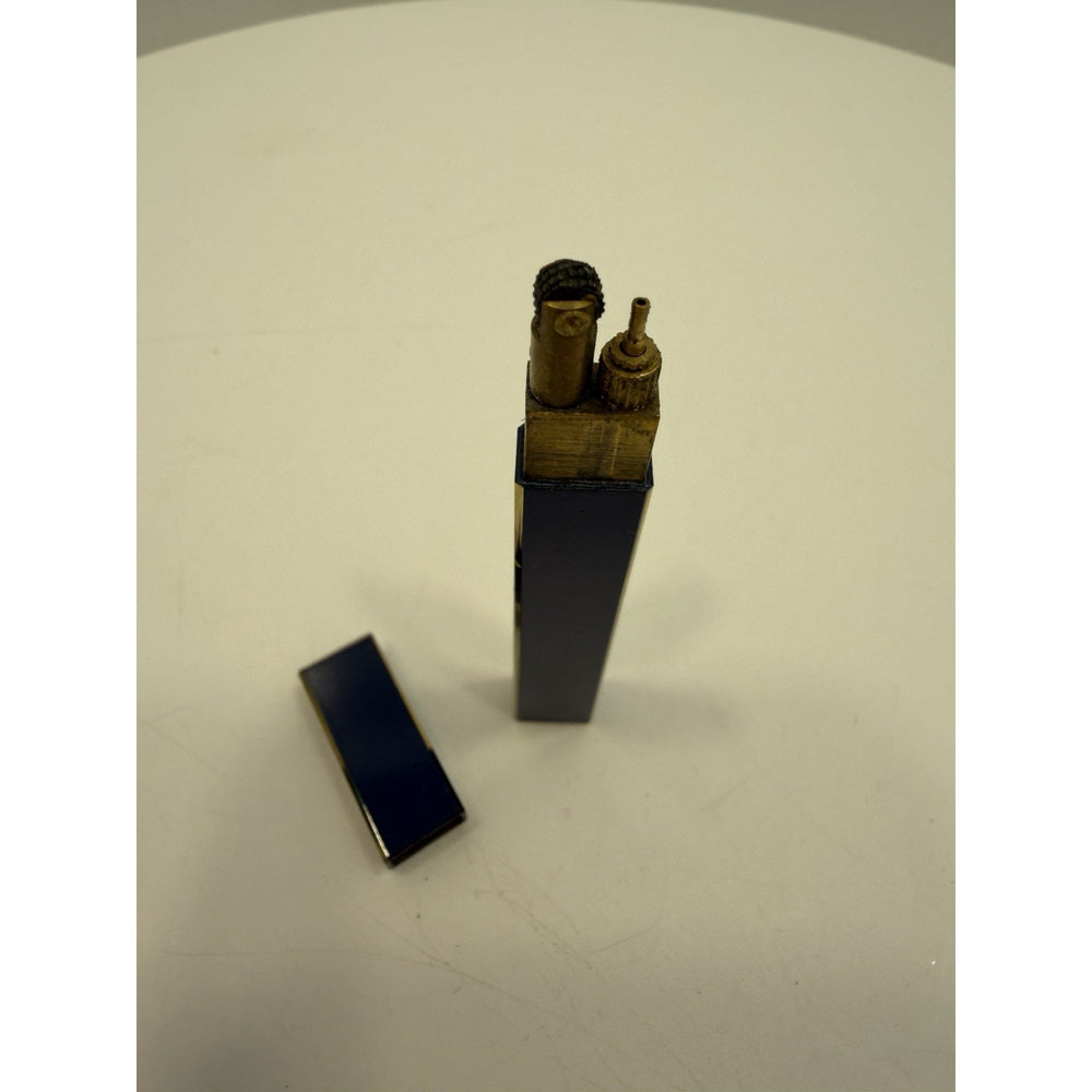 VINTAGE *NEW* 1950's Capri Vertical Stick Blue Japanese Lighter