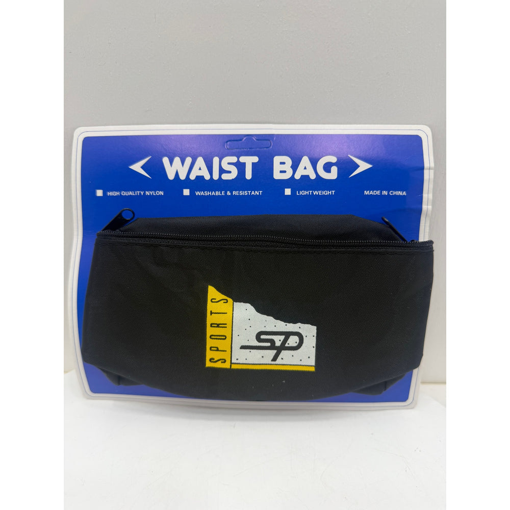 VINTAGE *NEW* 1970's SP Sports Black Adjustable Zip Waist Bag Fanny Pack