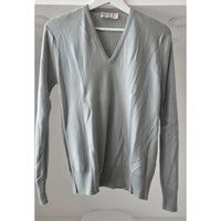 VINTAGE *NEW* 1970's Ban-Lon Women's Gray Long Sleeve Shirt 100% Nylon Size M