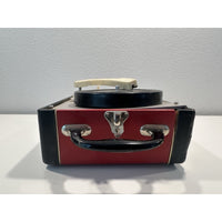 Needs Lovin' - VINTAGE Linmark Portable Suitcase 3-Speed Record Player Japan