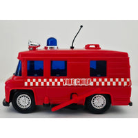 VINTAGE *NEW* 1960's Fire Chief Emergency Truck Mercedes Van w/Real Siren Sound