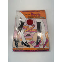 VINTAGE *NEW* Instagators Instant Boots - Stockings - Red Sz 8.5-11 Packaged Novelty Product Only