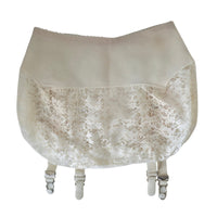 VINTAGE *NEW* 1960's Empire Foundation Women's White Girdle with Garters Size L