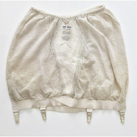 VINTAGE *PRISTINE* 1960's Tidyform Women's Cream Shapewear Girdle w/Garters XL