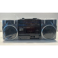 VINTAGE *NEW* 1980's Hitachi TRK-930H Dual Speakers Cassette Tape AM/FM Boombox