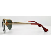 VINTAGE *NEW* 1970's Glam Unisex Gold Frame with Gray Lens Sunglasses