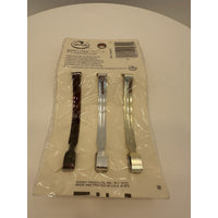 VINTAGE *NEW* 1975 Goody Stay Tight Clasp Barrettes Gold/Sil/Brown #3906 USA