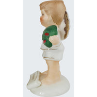 VINTAGE *NEW* 1950's October Birthday Angel Figurine Porcelain Made in Japan