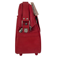 VINTAGE *NEW* 1970's Starflite Convertible Toat | Softside Luggage Red USA