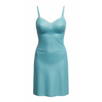 VINTAGE *NEW* 1960's Kayser Women's Bright Blue Slip Dress Size 34 USA
